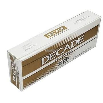 DECADE GOLD 100's Box