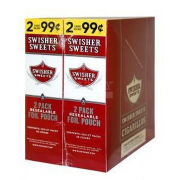 SWISHER SWEETS CIGARILLOS  2/.99