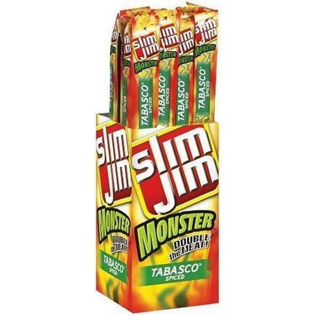 slim jim tobacco Savage Original 3oz 12 Count ideal for protein snacks that kick hunger to the curb and leave you feeling satisfied SLIM JIM MONSTER TABASCO |