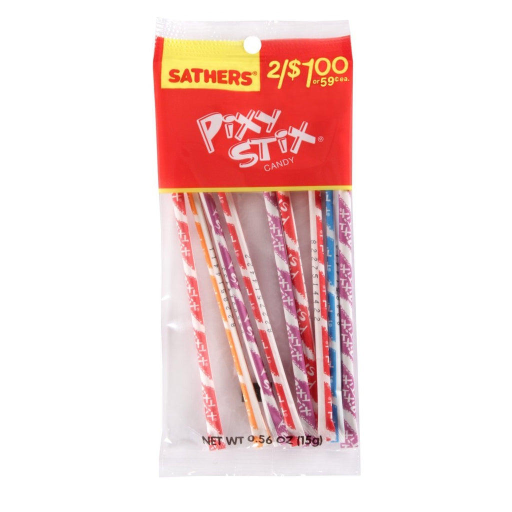 Candy Cane Plastic Straws 12ct
