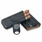 2pc P/U Leather Cigar Holder with Cutter