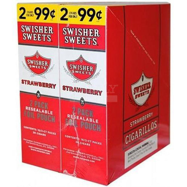 SWISHER SWEETS CIGARILLOS STRAWBERRY 2/.99-Gazaly Trading