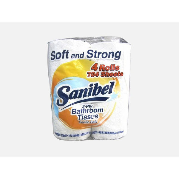 TOILET TISSUE SANIBEL 4 PK-Gazaly Trading