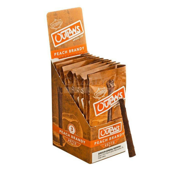 SWISHER SWEETS OUTLAWS 3CT PEACH BRANDY-Gazaly Trading