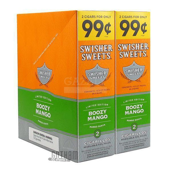 SWISHER SWEETS CIGARILLOS BOOZY MANGO 2/$.99-Gazaly Trading