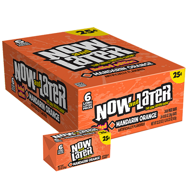 Now & Later MANDARIN ORANGE .25c-Gazaly Trading