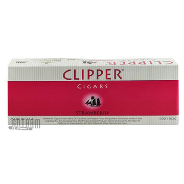CLIPPER STRAWBERRY CIGAR 100 BOX