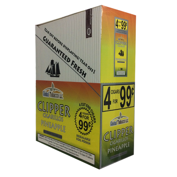 Clipper Cigarillos Pineapple 4/.99-Gazaly Trading