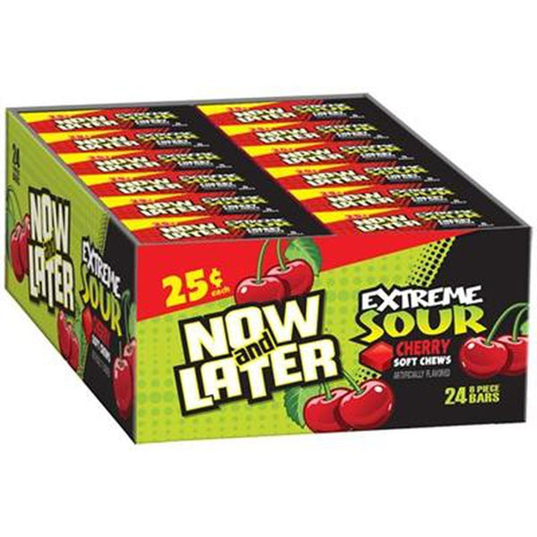 Now & Later EXTRA SOUR CHERRY .25c-Gazaly Trading