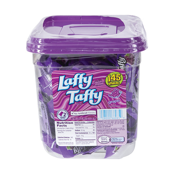 Laffy Taffy Tub 145pcs Grape