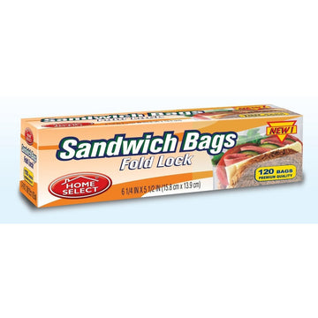 Home Select Sandwich Bag 120ct