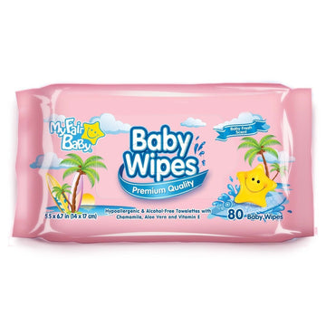 Baby wipe 80ct Pink