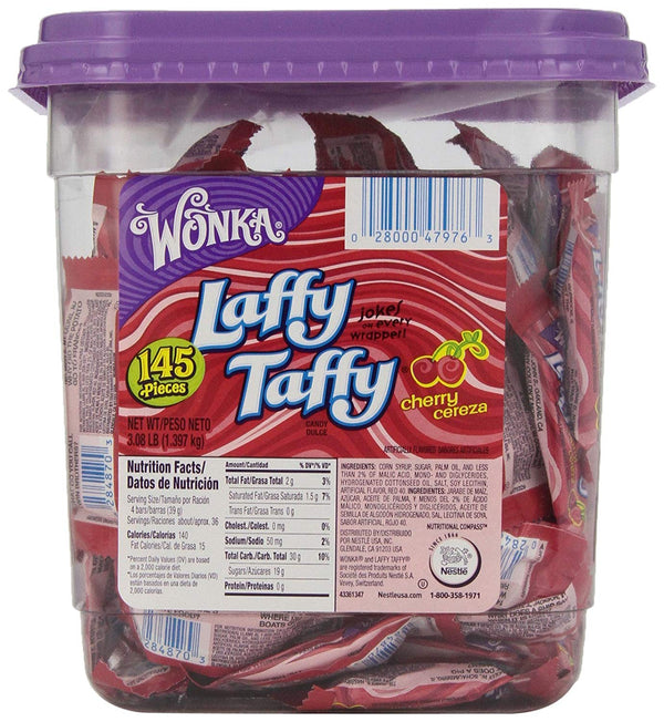 Laffy Taffy Tub 145pcs cherry