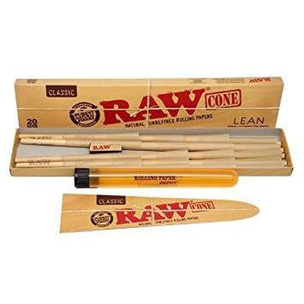 RAW LEAN CONE 110mm 20pk 12ct-Gazaly Trading