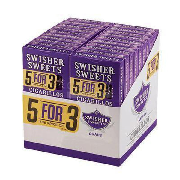 SWISHER SWEETS CIGARILLOS 5 for 3 Grape-Gazaly Trading