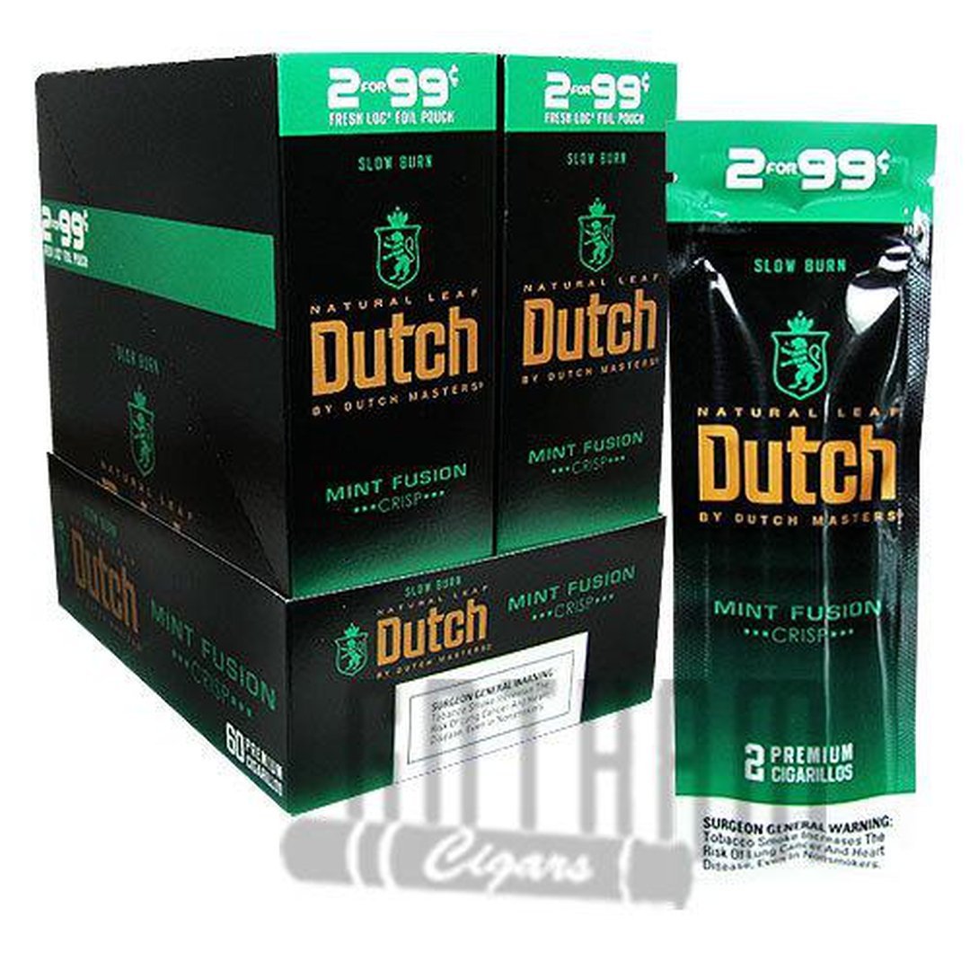 DUTCH MASTER CIGARILLO 2 FOR .99 MINT FUSION-Gazaly Trading