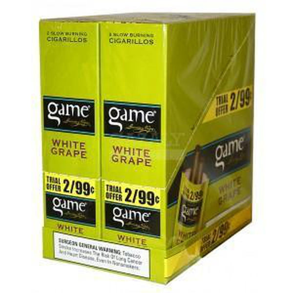 GAME CIGARILLO 2/.99 WHITE GRAPE-Gazaly Trading