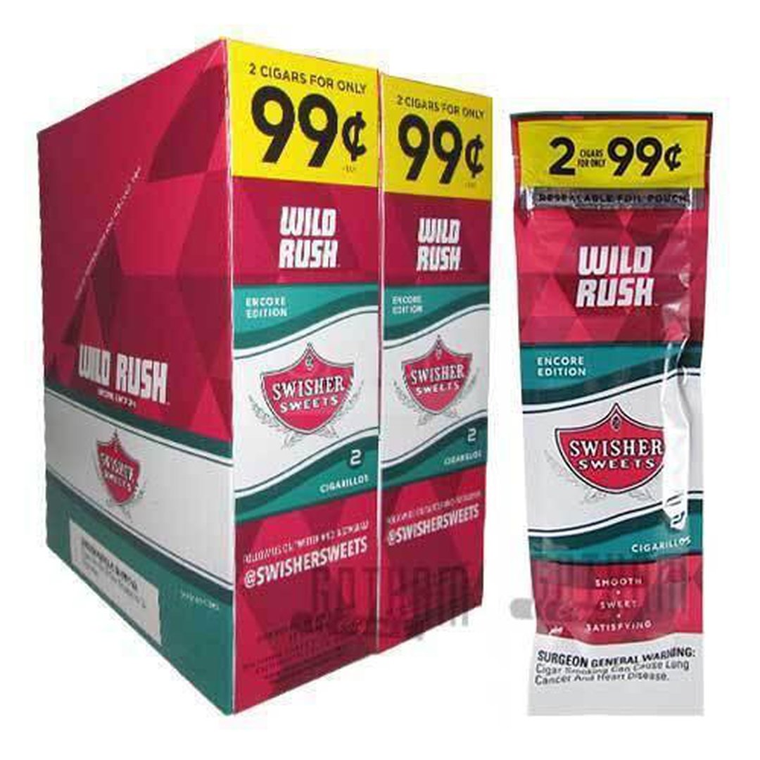 SWISHER SWEETS CIGARILLOS WILD RUSH 2/99-Gazaly Trading
