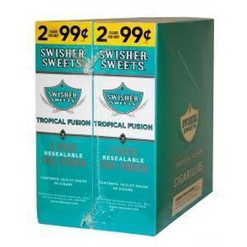 SWISHER SWEETS CIGARILLOS TROPICAL 2/.99