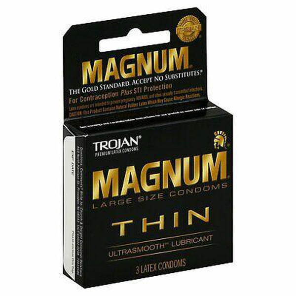 TROJAN MAGNUM THIN 3PK-Gazaly Trading
