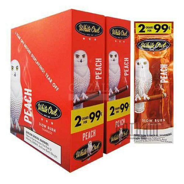 White Owl Cigarillo PEACH 2/99-Gazaly Trading
