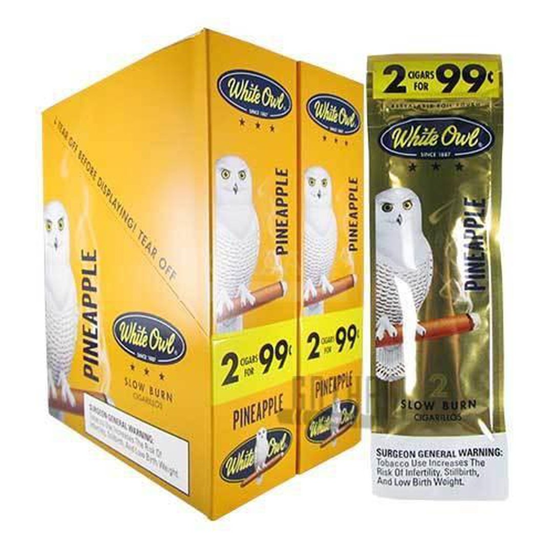 White Owl Cigarillo Pineapple 2/.99-Gazaly Trading