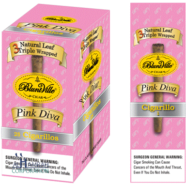 pink tobacco wraps Shop Entourage Cigars Vanilla Bluntville Cigars Pink Diva 25