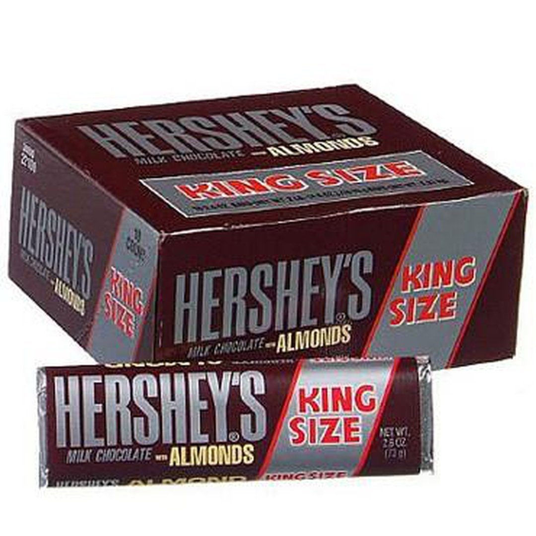 HERSHEY ALMOND King size 18ct-Gazaly Trading