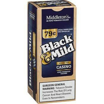 BLACK & MILD Casino Wood 25ct