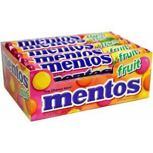 Mentos Fruit 15-1.32oz-Gazaly Trading
