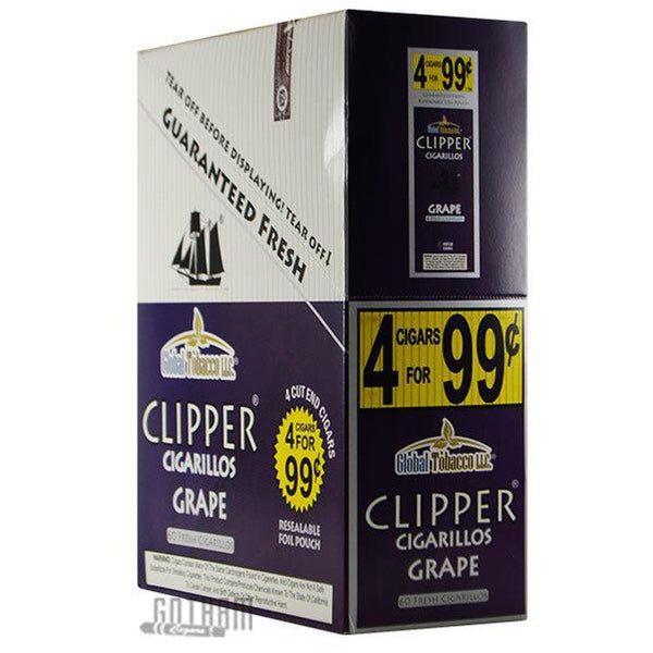 Clipper Cigarillos Grape 4/.99-Gazaly Trading